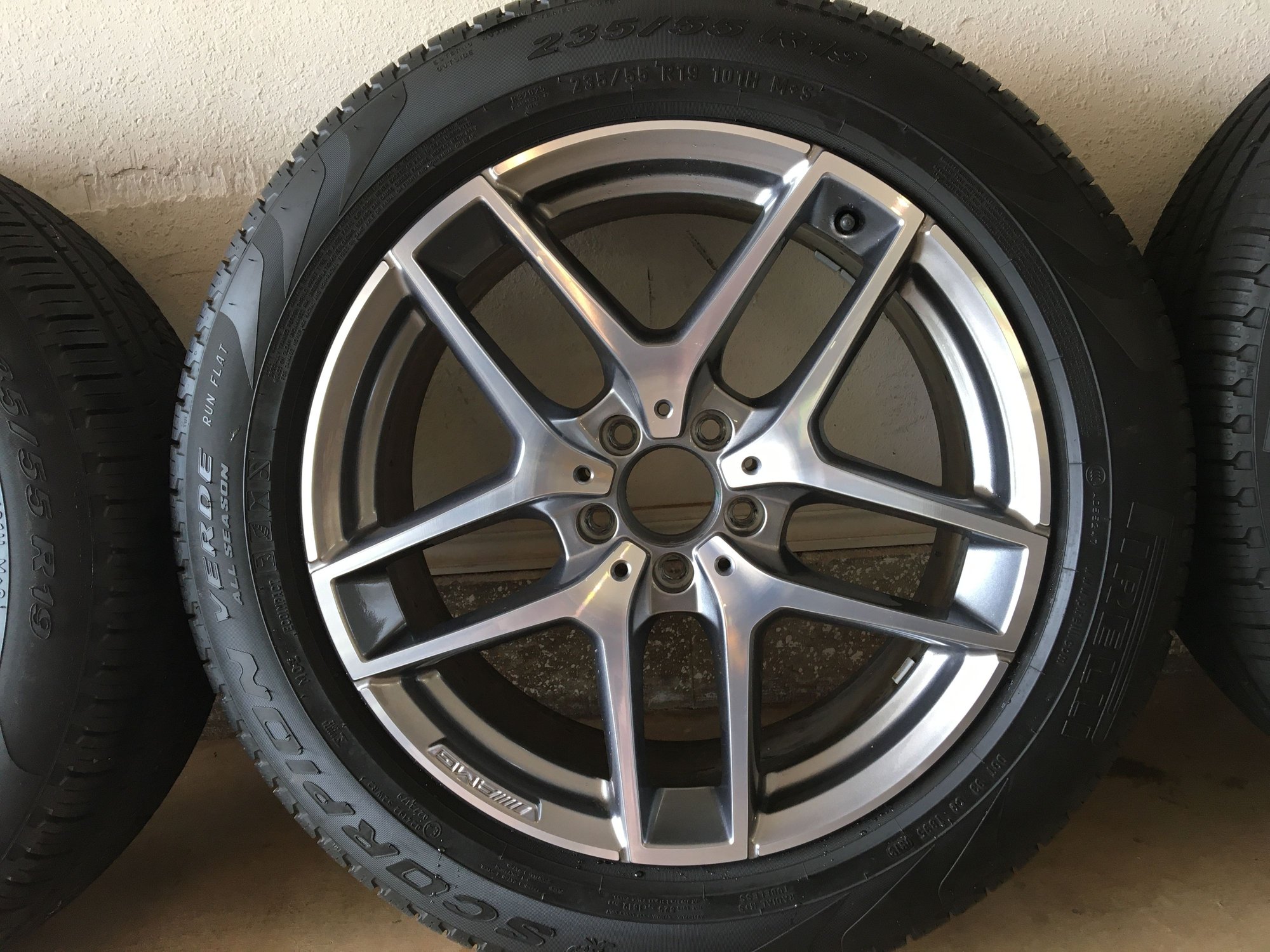 Wheels and Tires/Axles - Mercedes Benz 19" OEM GLC AMG Twin 5 Spoke Wheels with Tires - Used - 2016 to 2020 Mercedes-Benz GLC300 - Yukon, OK 73099, United States