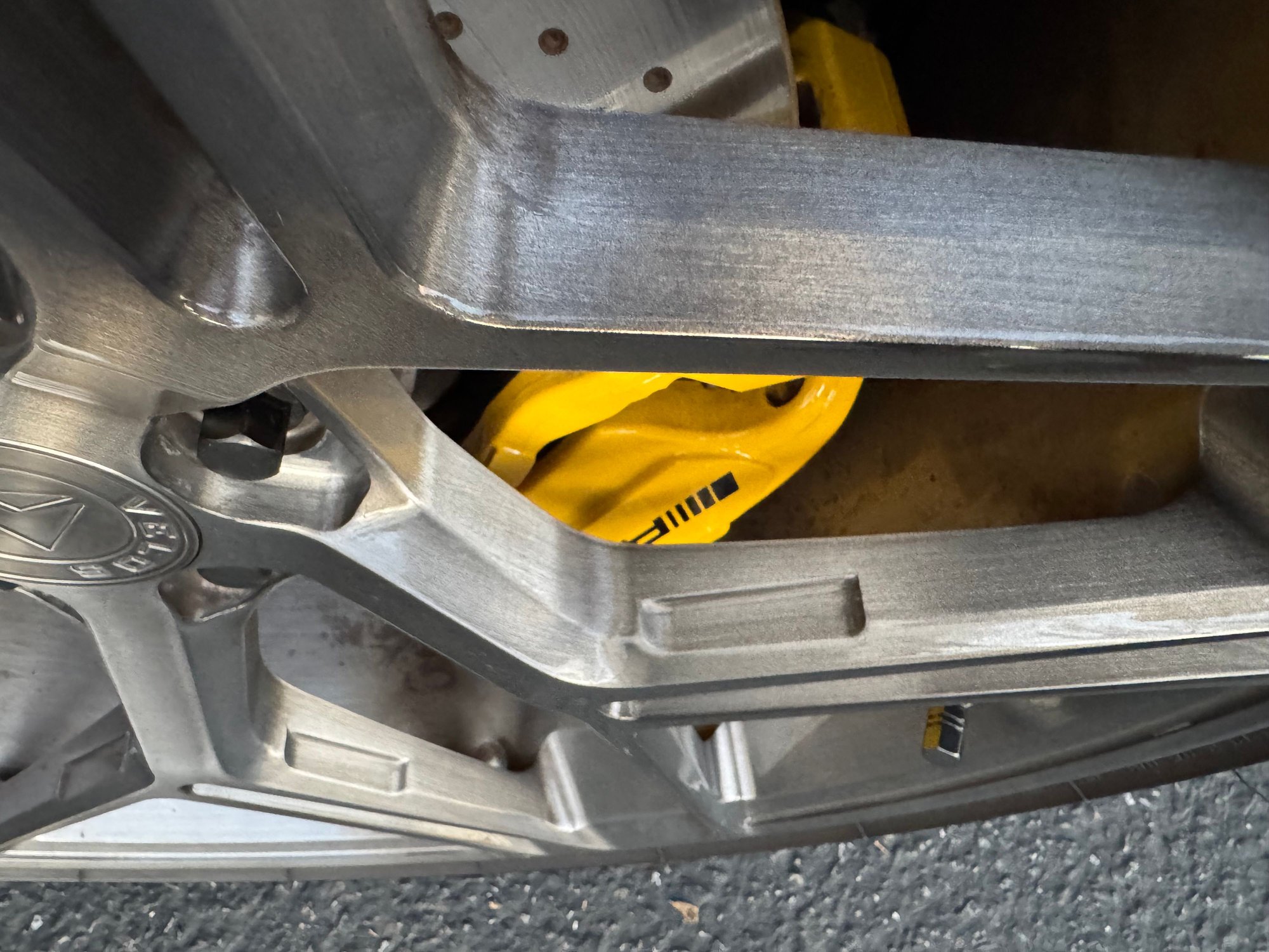 Same comment here, this is the rear wheel, distance is even greater if memory serves