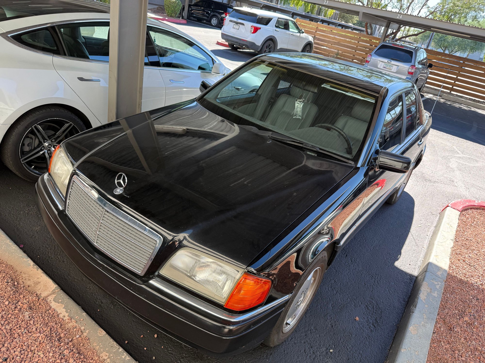 My girlfriends C280 with 97k miles 