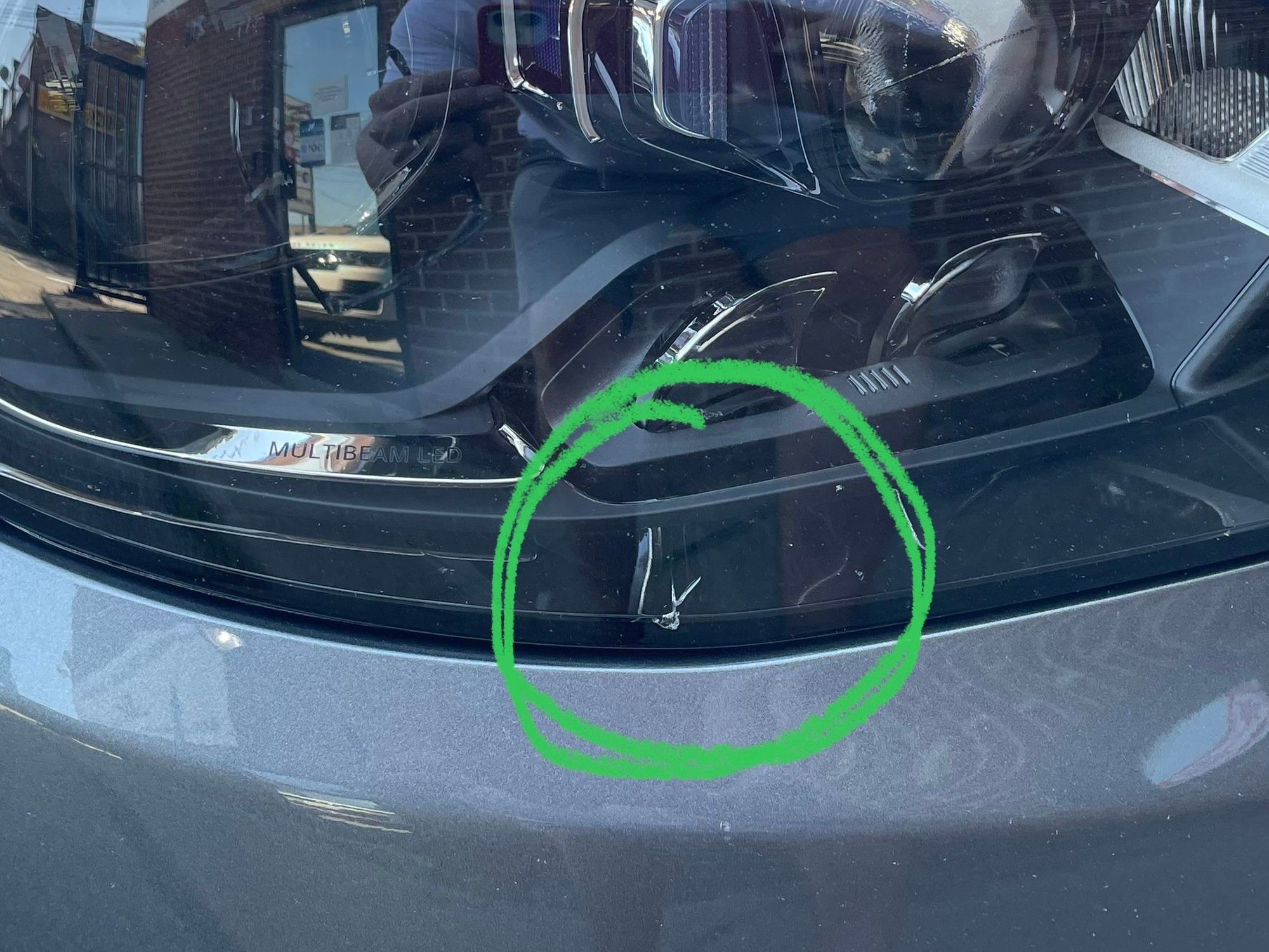 Stone chip in headlight lens only help! Forums