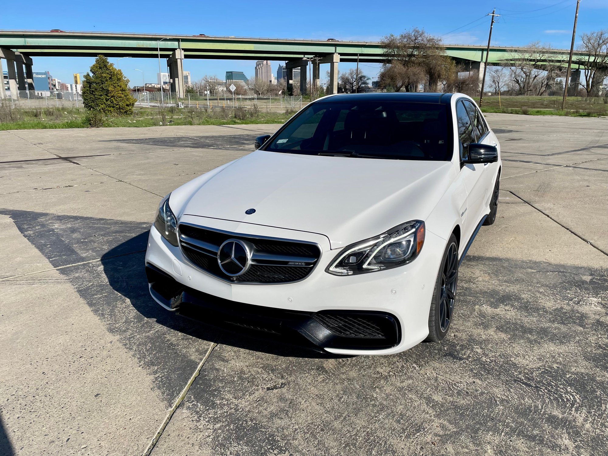 2014 Mercedes-Benz E63 AMG S - 2014 MB AMG E63 S - Used - VIN WDDHF7GB9EA981034 - 56,000 Miles - 8 cyl - AWD - Automatic - Sedan - White - West Sacramento, CA 95691, United States