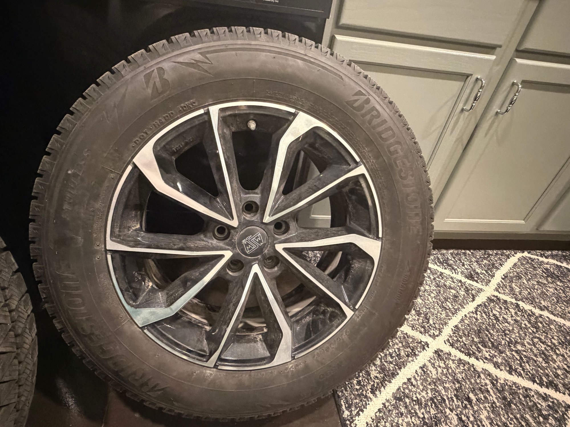Wheels and Tires/Axles - 17 inch Snow tires Bridgestone Blizzak WS90 with Wheels GLB - Used - -1 to 2027  All Models - Bemidji, MN 56601, United States