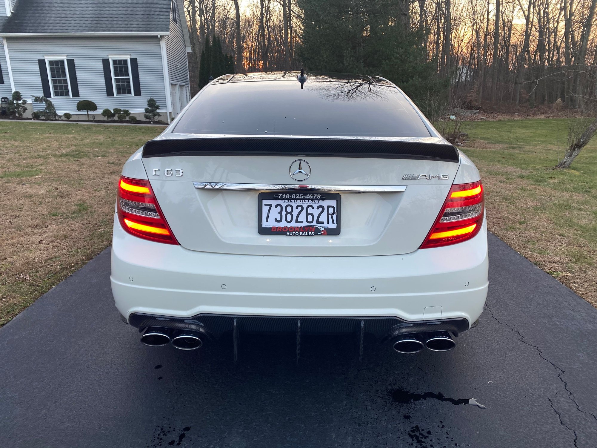 2012 Mercedes-Benz C63 AMG - 2012 Mercedes Benz C63 AMG Coupe P31 Package with LSD - Used - VIN WDDGJ7HB9CF801592 - 64,000 Miles - 8 cyl - 2WD - Automatic - Coupe - White - Shelton, CT 06484, United States