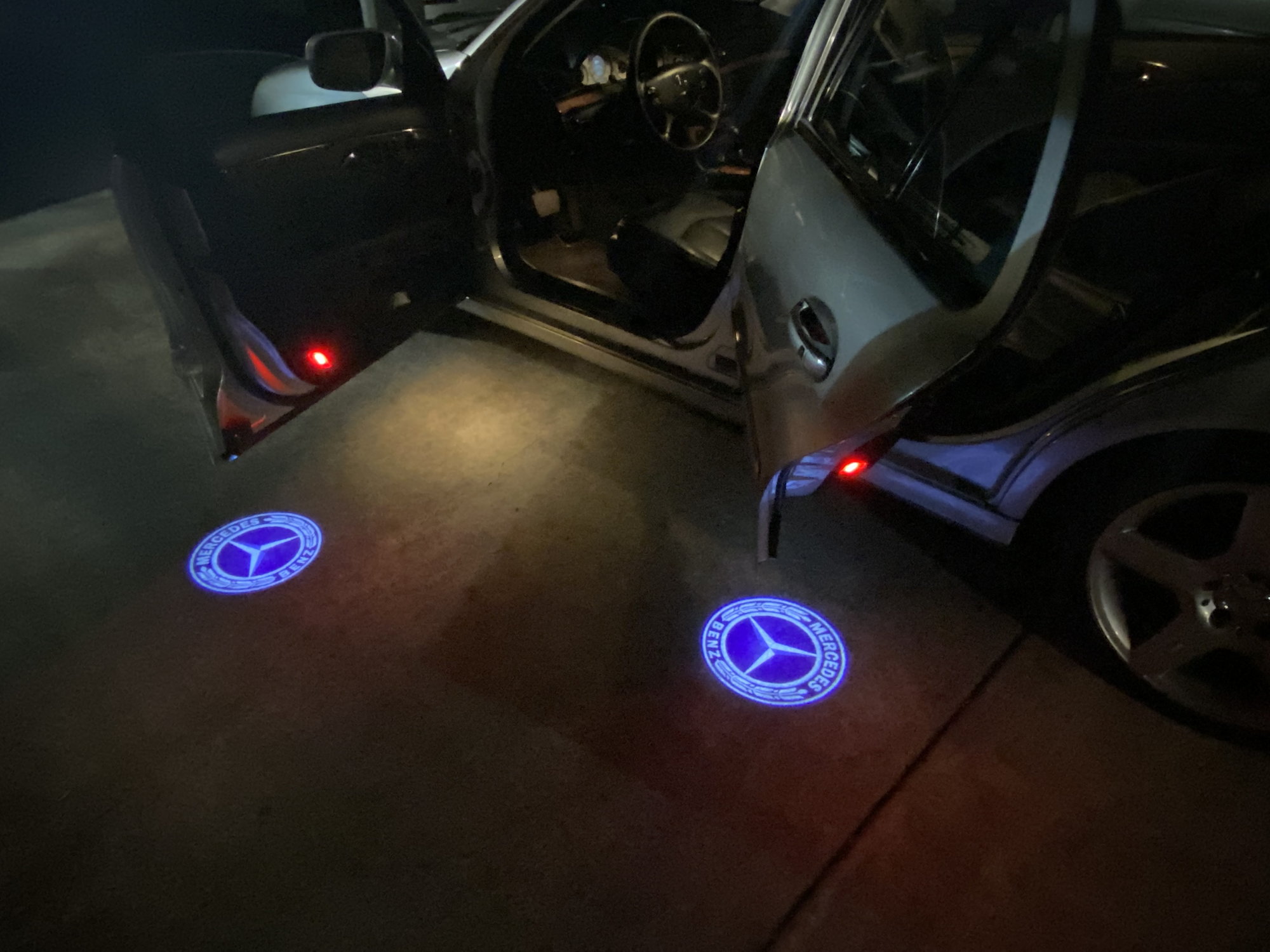 Finally. Phantom/Puddle/Ghost lights for my W211 E350 -   Forums
