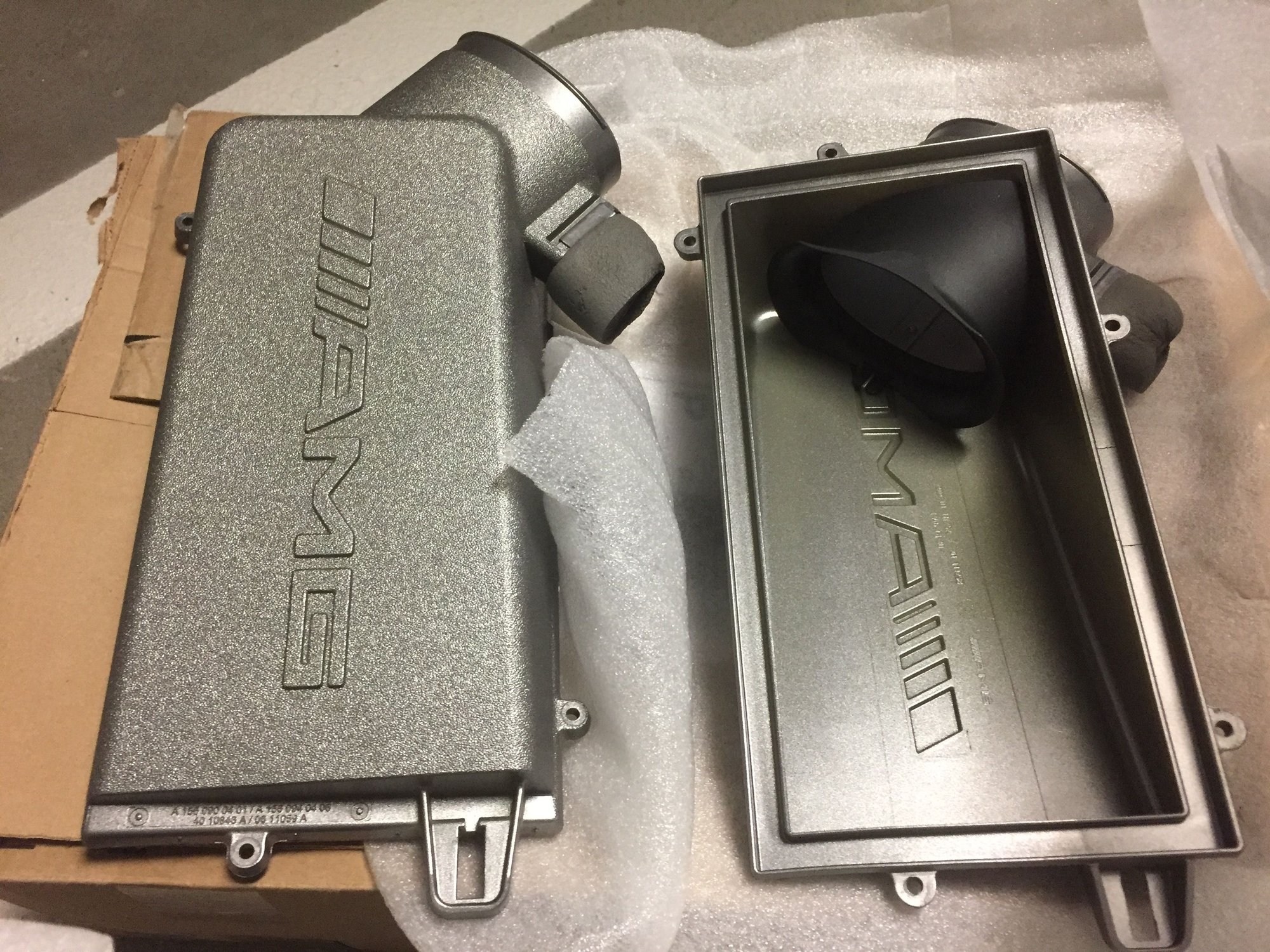 Engine - Intake/Fuel - M156 ROW Airbox Set + K&N filters - Used - 2008 to 2015 Mercedes-Benz C63 AMG - Boston, MA 02124, United States