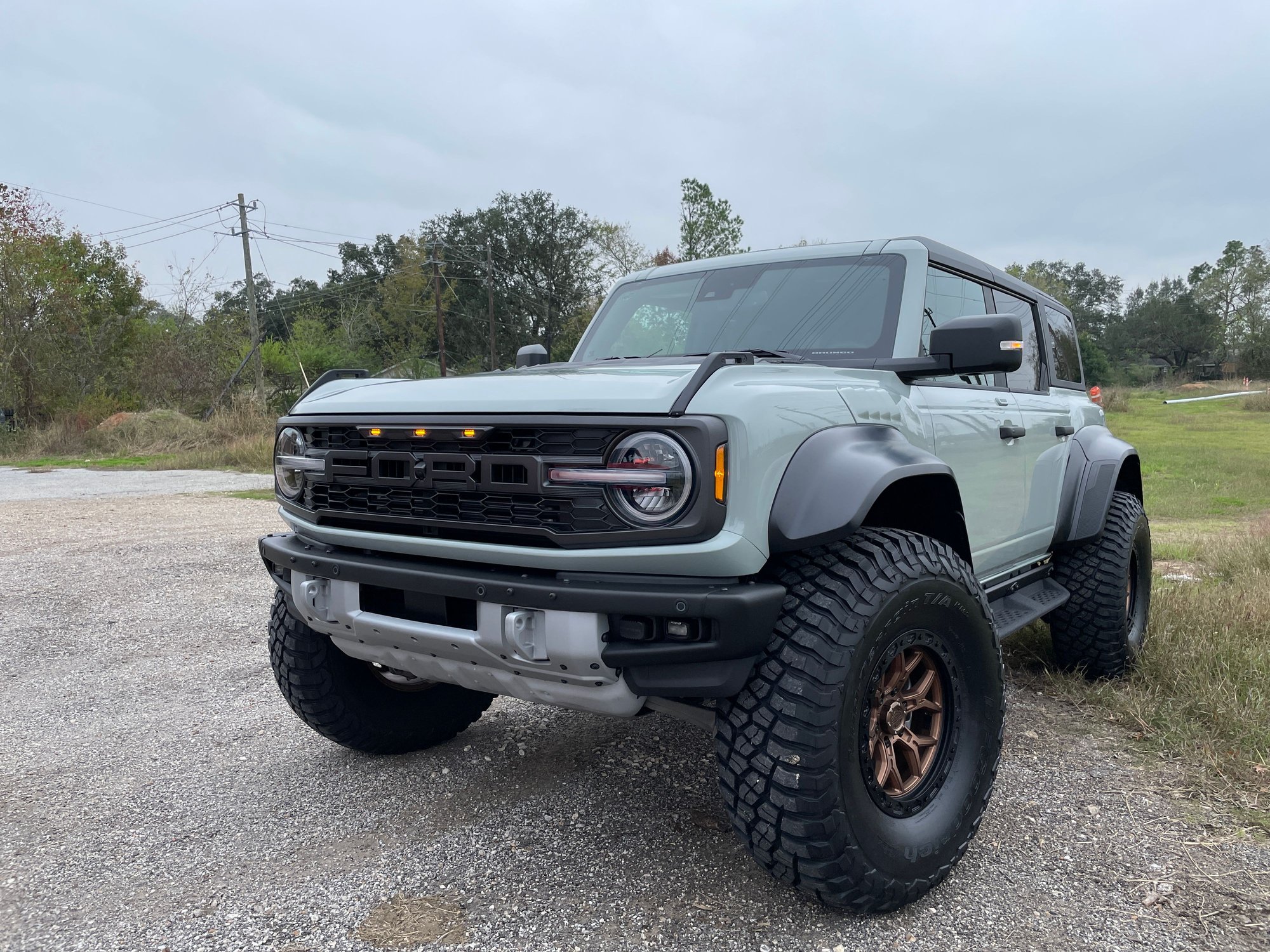 2022 Ford Bronco - 2022 Bronco Raptor on 39" BFG KM3 with Vorsteiner Off-road 17" wheels - Used - VIN 1FMEE5JR9NLA52097 - 109 Miles - 6 cyl - 4WD - Automatic - SUV - Gray - Houston, TX 77025, United States