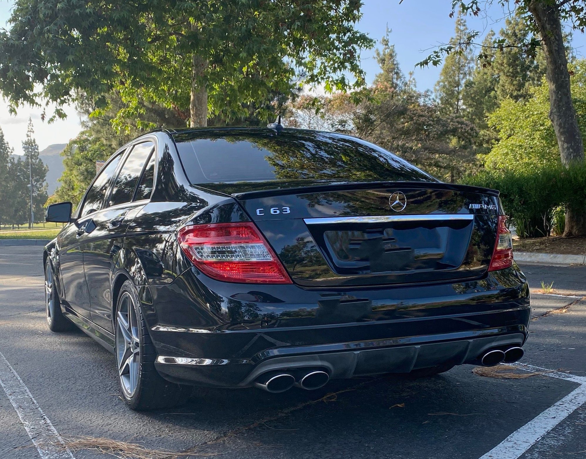 2011 Mercedes-Benz C63 AMG - 2011 C63 - Black on Black - Used - VIN WDDGF7HB5BF568634 - 62,600 Miles - 8 cyl - 2WD - Automatic - Sedan - Black - San Diego, CA 92127, United States