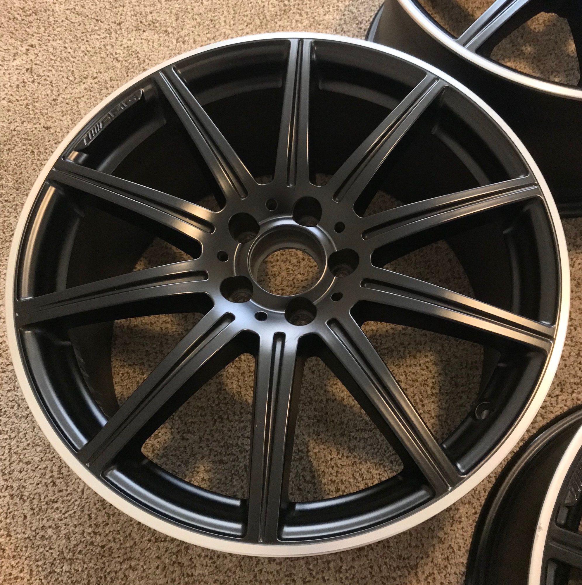 Wheels and Tires/Axles - FULL SET OEM Satin Black W212 E63S AMG Wheels - 19x9 19x9.5 - 2124015002 & 2124015102 - Used - Port St Lucie, FL 34953, United States