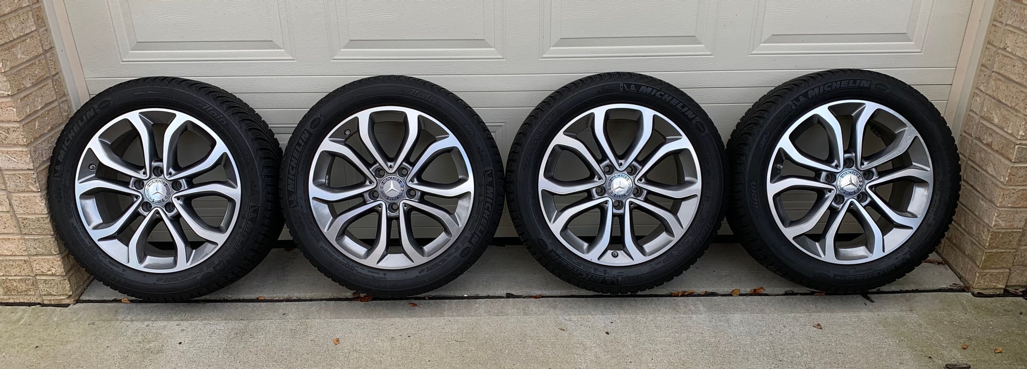 Wheels and Tires/Axles - W205 C300 17" OEM winter wheels with Alpin tires & TPMS! - Used - 2014 to 2020 Mercedes-Benz C300 - Pittsburgh, PA 15229, United States