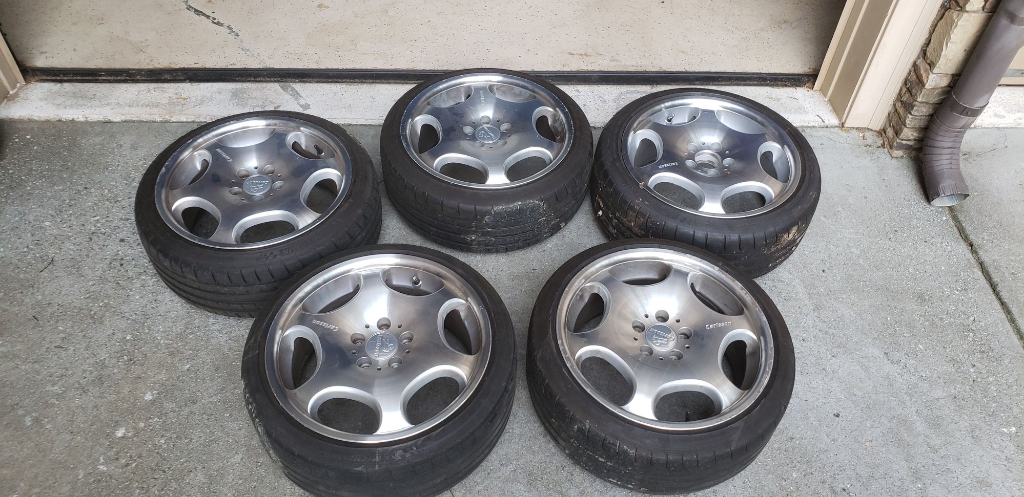 Wheels and Tires/Axles - Carlsson EVO Wheels 18" Set of 5, ET 40, W124 w140 w208 w210 w211 VW - Used - 1987 to 1995 Mercedes-Benz E320 - Atlanta, GA 30033, United States