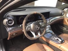 2017 E63 with new steering wheel installed