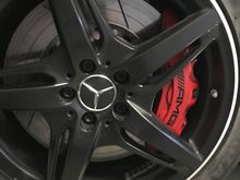 Facing drivers side, rotates to the left