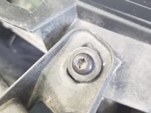 remove one torx screw for drain and remove plastic drain. 