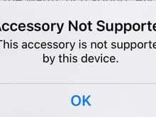 This is popping increasingly with the phone plugged in. 

Anyone experience this? 