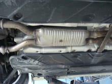 2012 Benz C300 4Matic Resonator Deleted -before