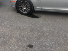 Puddle under drivers side