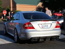 Maryland owner's lovely Mercedes-Benz CLK 63 AMG Black Series at Katie's Coffee House.