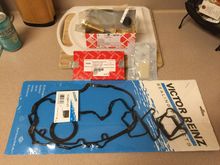 VC Gaskets, IWIS Chain, FEBI Tensioner, Corteco Tensioner Cover, and Top Guide Rail.