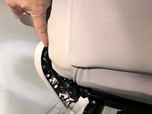 This exposes one of two screws that is holding the trim piece to the seat frame. This screw is hard to remove because the seat backrest covers it. I don’t have a tool to get to it so I removed the air bag assemble. It’s really easy and I show it in the following steps. 