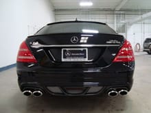 Black Bison Rear Bumper with custom 2 tone paint, trunk and roof spoilers