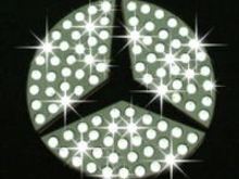 Benz logo crystal