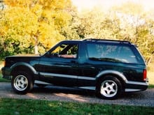 93 GMC Typhoon-S.  S for something other than what most think of, it is for Stokes, as in Jim Stokes, one of the Chief Engineers at PAS that presented the Syclone/Typhoon project to GMC.  Jim did special versions for customer for a few years after it's release.
