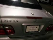 2002 CLK55 AMG back end