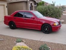 1995 IMPERIAL RED C36 AMG