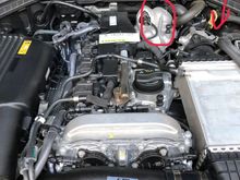 Location of High Pressure Fuel Pump (HPFP)