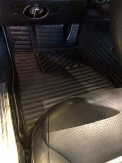 Interior/Upholstery - Diamond Black Stripe Luxury Car Mats - R231 SL - Used - 2013 to 2020 Mercedes-Benz SL550 - Issaquah, WA 98027, United States