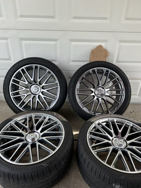 Wheels and Tires/Axles - 23" MERCEDES GLS AND GLE AMG WHEELS AND TIRES OEM FACTORY AUTHENTIC... - Used - All Years  All Models - Gardena, CA 90247, United States
