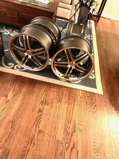 Wheels and Tires/Axles - FS - Mandrus Mannheim 18" Wheels Currently on a 2009 SL 550 - Used - 2003 to 2012 Mercedes-Benz SL550 - Avondale, PA 19311, United States