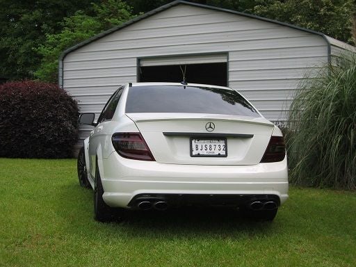 Exterior Body Parts - OE trunk lid spoiler AMG C63 (W204 -Calcite White) - Used - 2008 to 2010 Mercedes-Benz C63 AMG - Cordele, GA 31015, United States