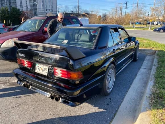 Gorgeous Mercedes Benz 190E 2.3 owned by a Maryland customer. 