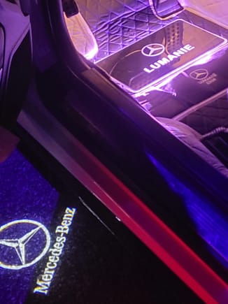 Neon floor mats