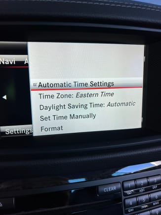 Select Automatic Time Settings. 
