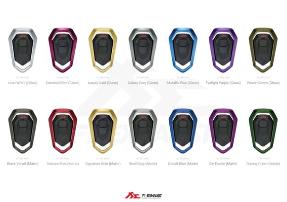 Fi Pro remote control ring can be customized in 14 different colors.