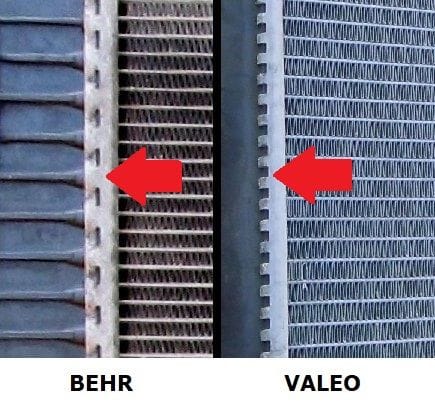 Behr Valeo radiators