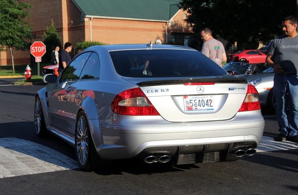 Maryland owner's lovely Mercedes-Benz CLK 63 AMG Black Series at Katie's Coffee House.