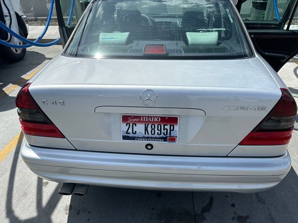 A little wash and vacuum, will be doing paint correction once I get my shop built. Car is in the tiny shop today getting full ceramic tint. 