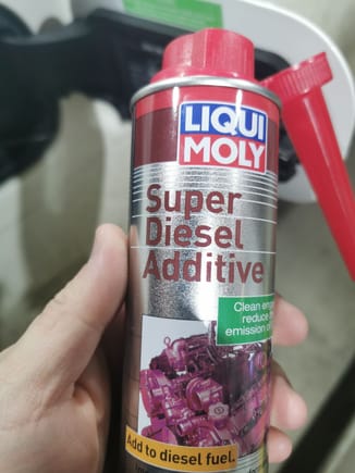 So many good reviews on the Liqui moly super diesel additive. So far, i didn't notice too much difference. In fact, i feel like the Power Service Diesel Kleen & Cetane Boost from Canadian Tire give better mileage boost