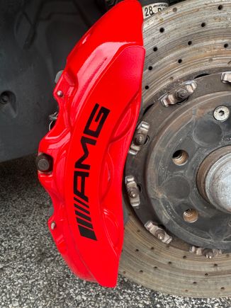 And here is the finished pre polish passenger caliper. 