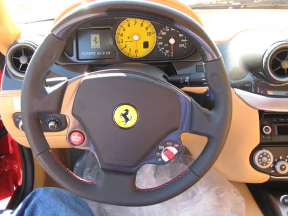 2009 Ferrari 599 GTB Steering Wheel with Rev Counter