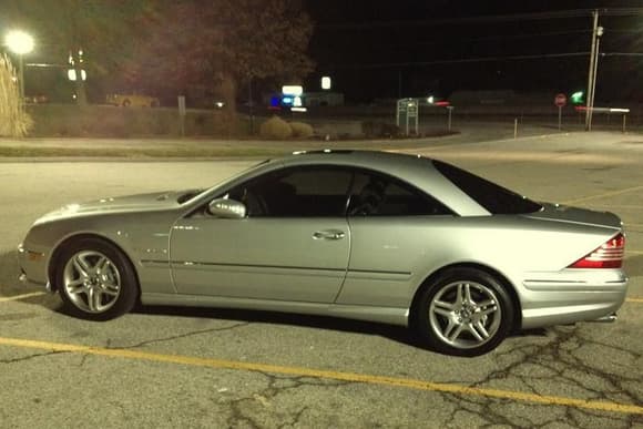My 2004 CL55 in White Castle parking lot, 30 minutes after purchase on 2/17/2012.