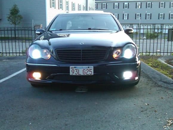 AMG bumper installed..HID's all but pass fog