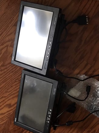Pyle 9.2" LCD monitors with NeckPro compatible mounts