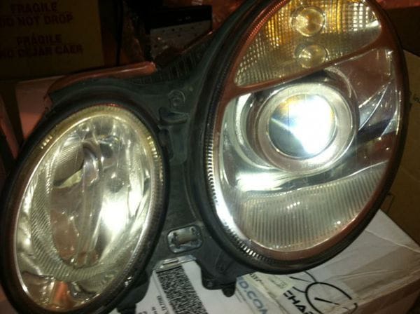 Lights - FS: E55 w211 xenon/self leveling headlights - Used - 2003 to 2006 Mercedes-Benz E55 AMG - Houston, TX 77083, United States