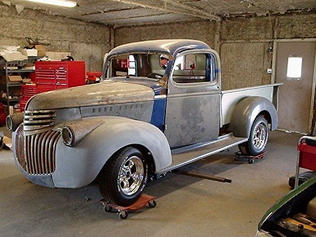 1941 Ford  restomod  mock up assymbly