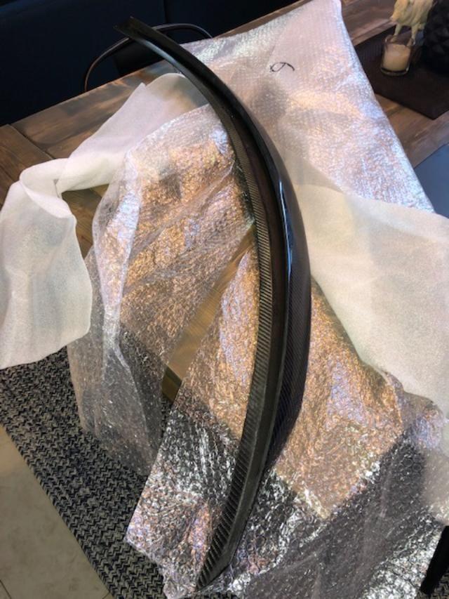 Exterior Body Parts - BNIB RW Carbon CF W205 Trunk Spoiler - New - Miami, FL 33131, United States