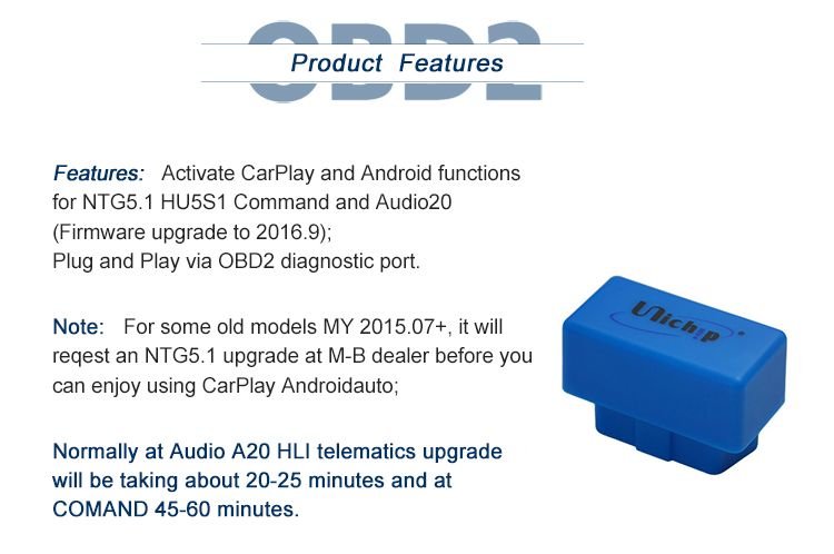 Audio Video/Electronics - Unichip apple carplay and android auto activator - New - 2016 to 2017 Mercedes-Benz A200 - 2016 to 2017 Mercedes-Benz 180A - 2016 to 2017 Mercedes-Benz 180b - 2016 to 2017 Mercedes-Benz A45 AMG - 2016 to 2017 Mercedes-Benz A45 - 2016 to 2017 Mercedes-Benz CLA200 - 2016 to 2017 Mercedes-Benz B200 - 2016 to 2017 Mercedes-Benz CLA200 - 2016 to 2017 Mercedes-Benz E400 - 2016 to 2017 Mercedes-Benz CLA180 - shenzhen, China